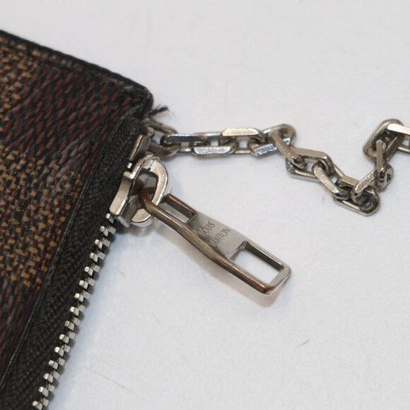Louis Vuitton Key Pouch Cloth Small Wallet - Damier Ebene - Picture 12 of 15